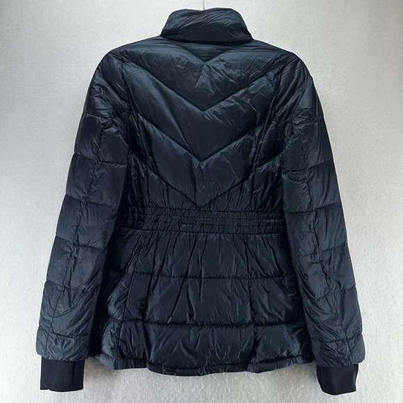 Athleta Jacket Womens 2XS Banner Peak Goose Down Puffer Full Zip Insulated Blue - Picture 3 of 12